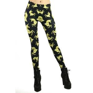 Golden UNICORN Leggings - Legging Army - Free Size